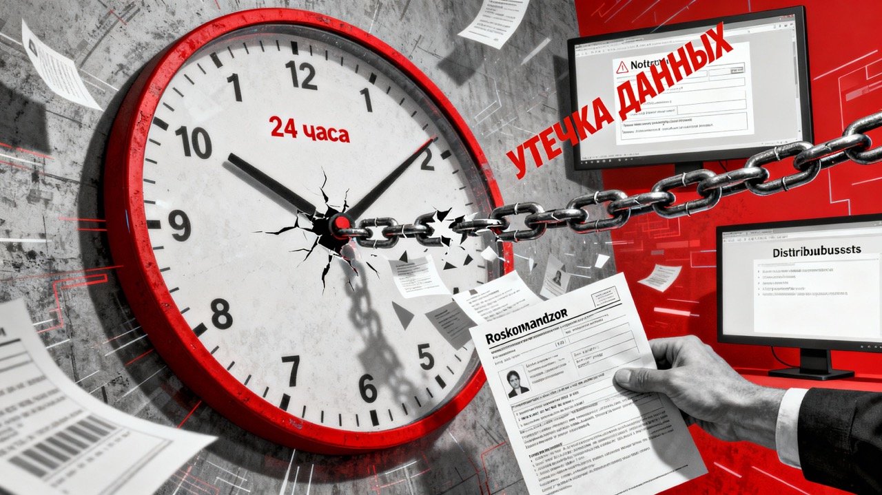 Уведомление об утечке персональных данных: новые сроки и процедура с 2025 года